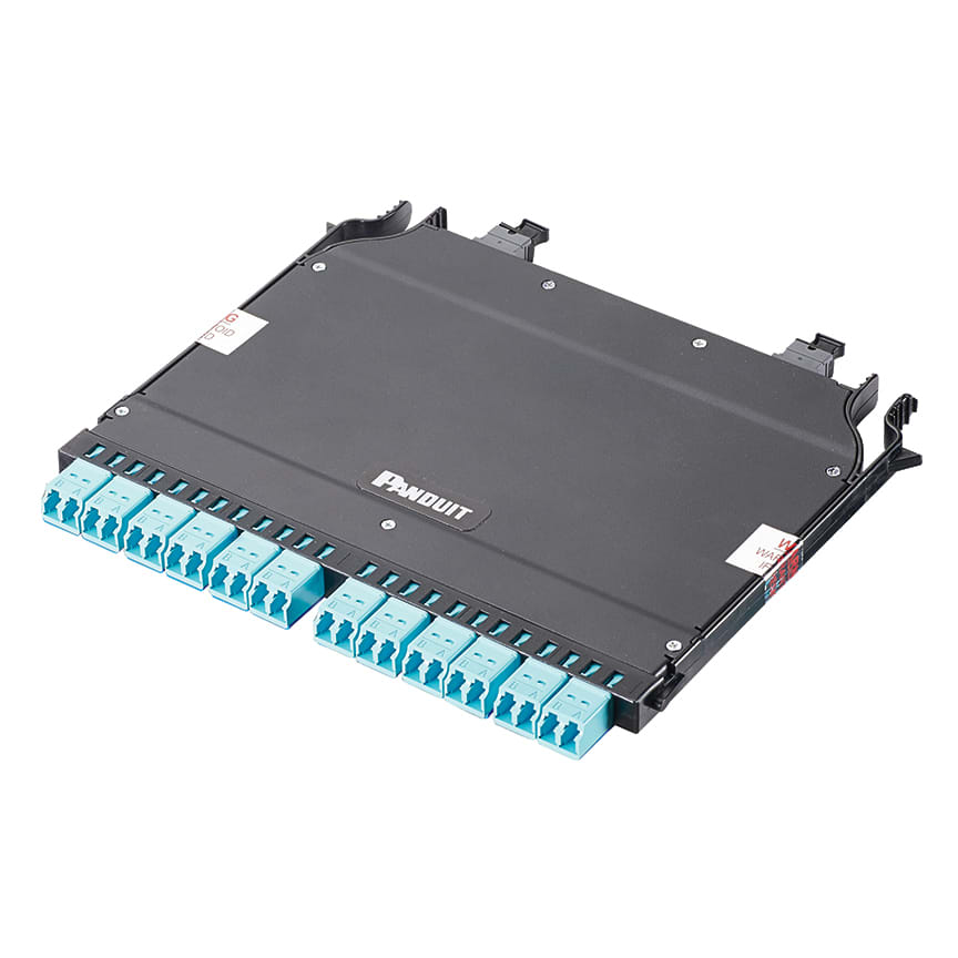 Panduit - OM4 HD Flex Cassette, 12-Port Duplex LC