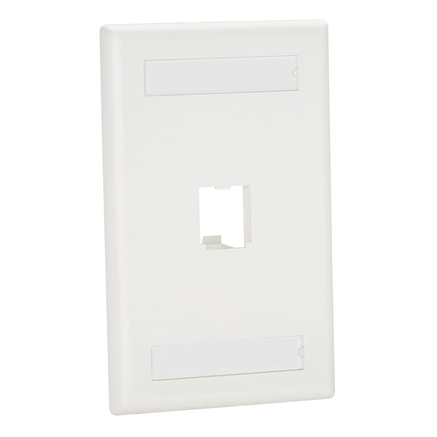 Panduit - Mini Com 1 port single Classic faceplate