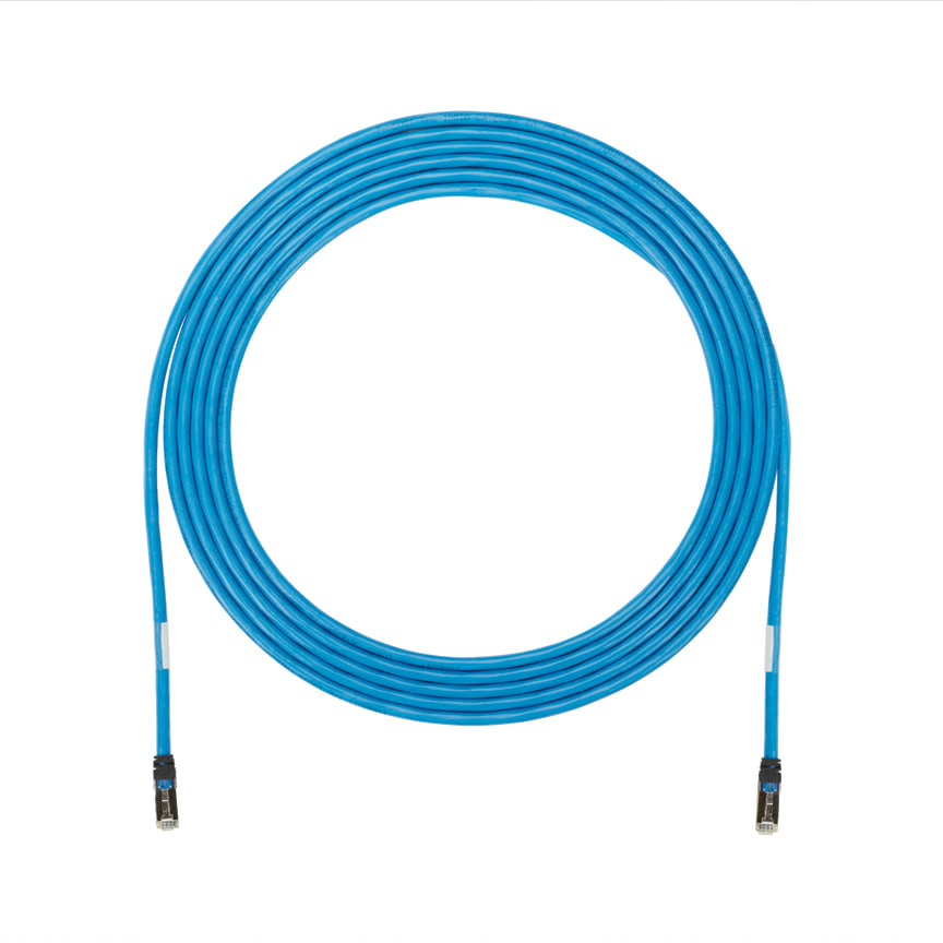 Panduit - Zone Cord, Cat 6 UTP Solid LSZH Blue Cab