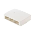 Panduit - Mini Com 6 port Surf Mt Box w/quick rele