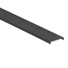 Panduit - Duct Cover, PVC, 6W X 6', Black