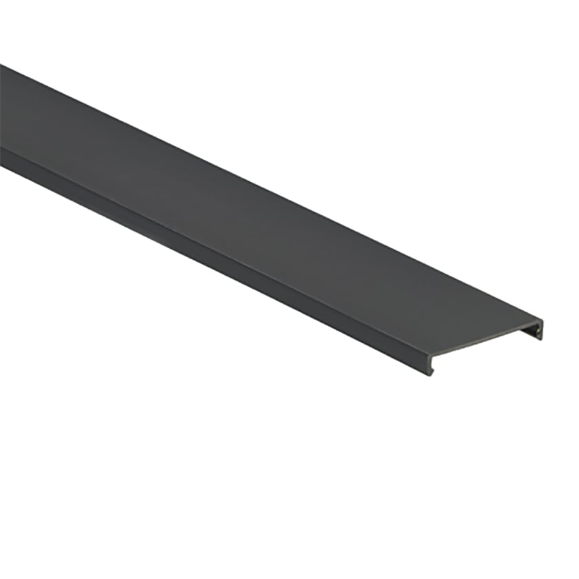 Panduit - Duct Cover, PVC, 6W X 6', Black