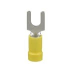 Panduit - Cosse à fourche ; isolée vinyle ; 14-10 AWG(2,5-6mm²);bornage M5; Cdt.50