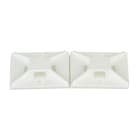 Panduit - Embase adhésive;4 voies;25,4 x 25,4mm;ABS;Naturel;Cdt.500;A utiliser avec les co