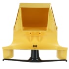 Panduit - Fiber Runner Accessoire de Sortie 100x100 LSZH Jaune