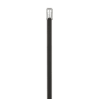 Panduit - Collier MLTFC inox 316 entiere. recouvert;201x4,6mm;Polyester noir;445N;Cdt:100