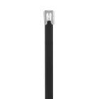 Panduit - Collier MLTFC inox 316 entiere. recouvert;362x7,9mm;Polyester noir;1112N;Cdt:50