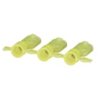 Panduit - Clips entierement isolés PA 6.6 en bande;6,35x0,8;12-10 AWG (4,0-6,0);jaune;Cdt.
