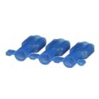 Panduit - Clips entierement isolés PA 6.6 en bande;6,35x0,8;16-14 AWG (1,5-2,5);bleu;Cdt.