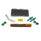 Panduit - Kit Port ESDS ; 2 trous ; 5/8 (15,9 mm) espacement des trous ; écrous-cages