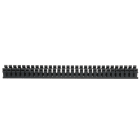 Panduit - Goulotte câbl. à charnière;2x2pouces;PVC noir;couvercle à ajouter;Cdt.6 pieds