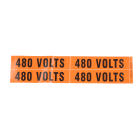 Panduit - Voltage Marker, Vinyl, '480 VOLTS', 4.50