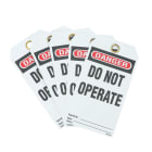 Panduit - Etiqu. consign."DANGER DO NOT OPERATE"+collier;76,2x146mm;5/cdt;Cdt.1