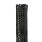Panduit - Rouleau gaine tressée PANWRAP fendue;dia.nom.25,4mm;PET Noir;long.30,5m;Cdt.1