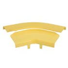 Panduit - Fiber Runner Couvercle Angle45° 150x100 Jaune LSZH