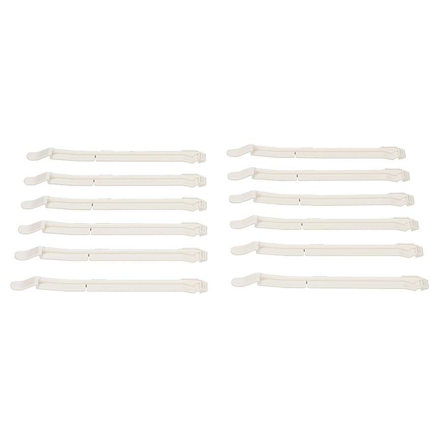 Panduit - HD Flex 4-port Panel rail kit, 1RU, 12 R