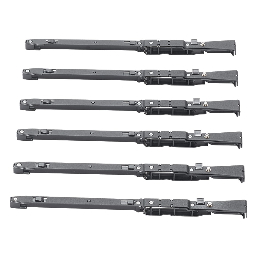 Panduit - HD Flex 6 port Enclosure rail kit, 1RU,