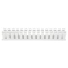 Panduit - Goulotte câbl. à charnière;1.5X2pouces;PVC blanc;couvercle à ajouter; Cdt.6 pied