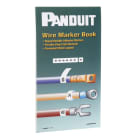 Panduit - Carnet repère câble adhés. "1" à "45" (x10),"0","+","-" (x15);5,6x34,9mm;Cdt.1
