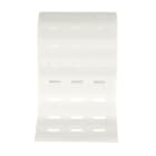 Panduit - Etiquette autoprotégée blanche; dimensions 12,7x19,1mm; diamètre 4mm max.; pour
