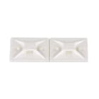 Panduit - Embase fixation par vis M3;4 voies25,4x25,4mm;P.A 6.6;Naturel;Cdt.500;A utilise