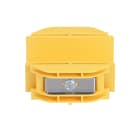 Panduit - Coupleur Fiber Runner 2"x 2"(50mm x 50mm)Jaune LSZH