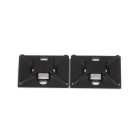 Panduit - Embase adhésive haute température;4 voies;25,4x25,4mm;ABS;Noir UV;Cdt.500;A util