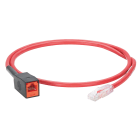 Panduit - TX6A FIELD-TERM RJ45 PLUG TEST CORD, RED