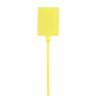 Panduit - Collier PLT;Drapeau;19,1X26,4mm;130X2,5mm;PA 6.6;Jaune;Cdt:1000 (sachet)