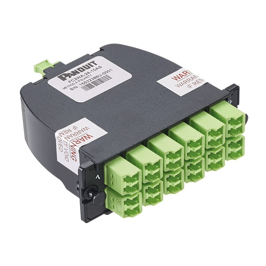 Panduit - OptiCom Cassette OM5 2 MPO/12 Dup LC Ult