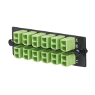 Panduit - FAP w/12 LC Dupl Adapters (LM) Zirconia