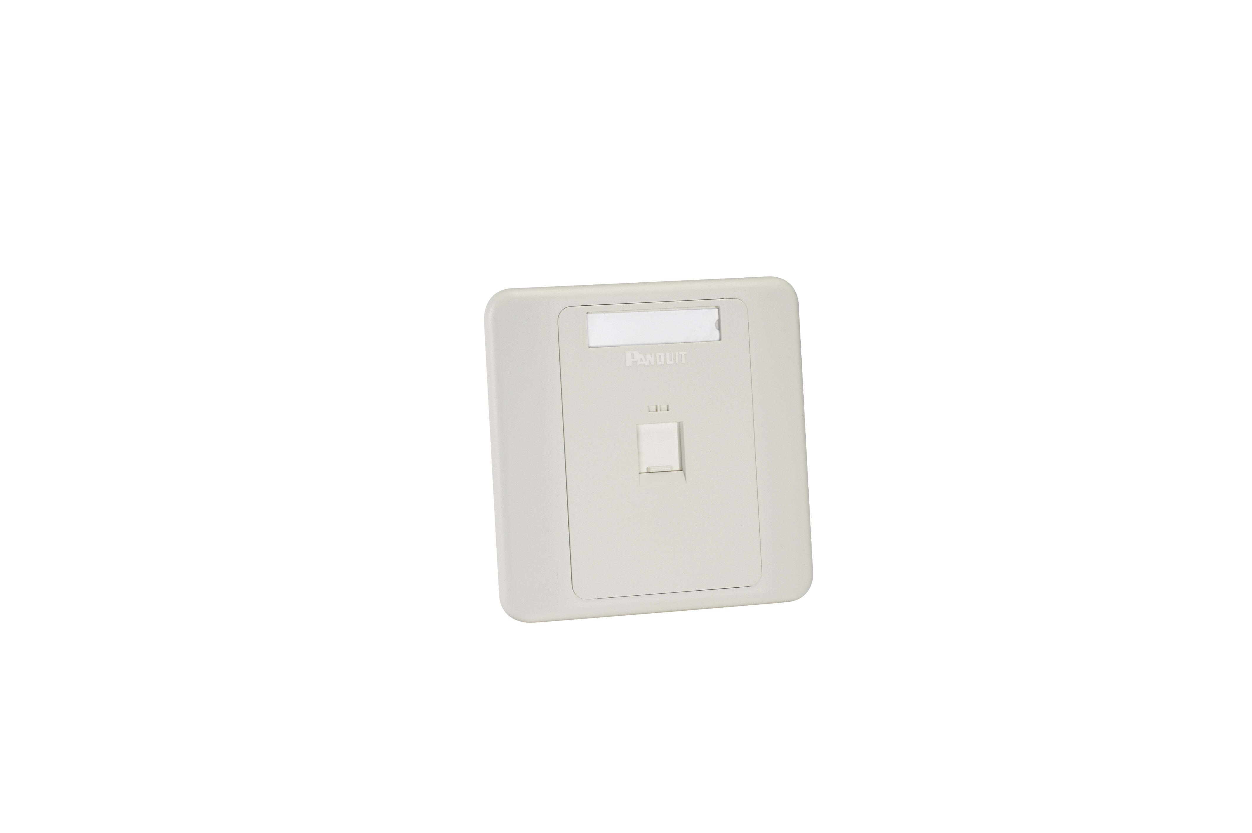 Panduit - NetKey faceplate 86x86 1 port shuttered