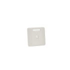 Panduit - NetKey faceplate 86x86 1 port shuttered