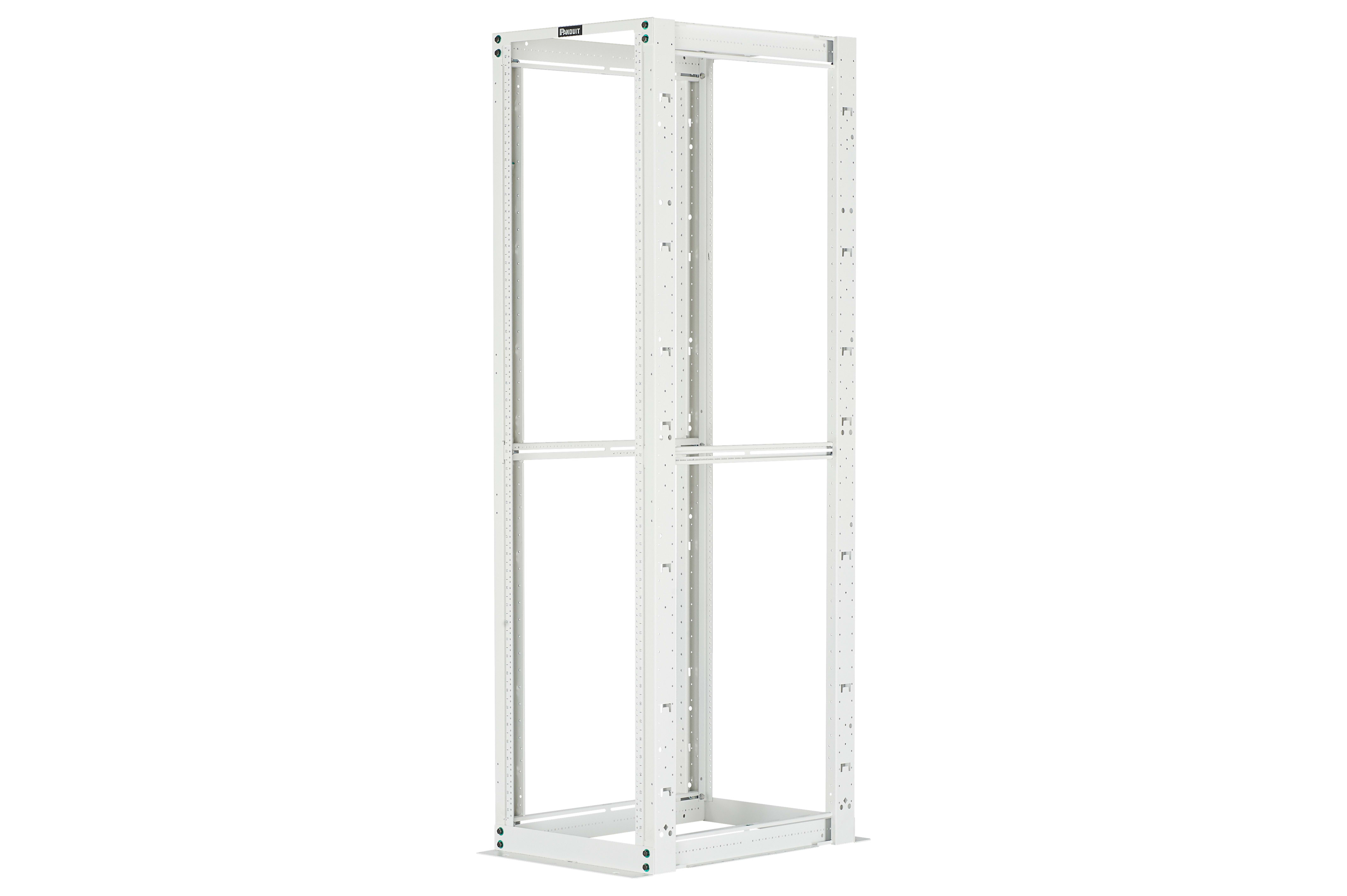 Panduit - 36" Deep 4 Post Rack White