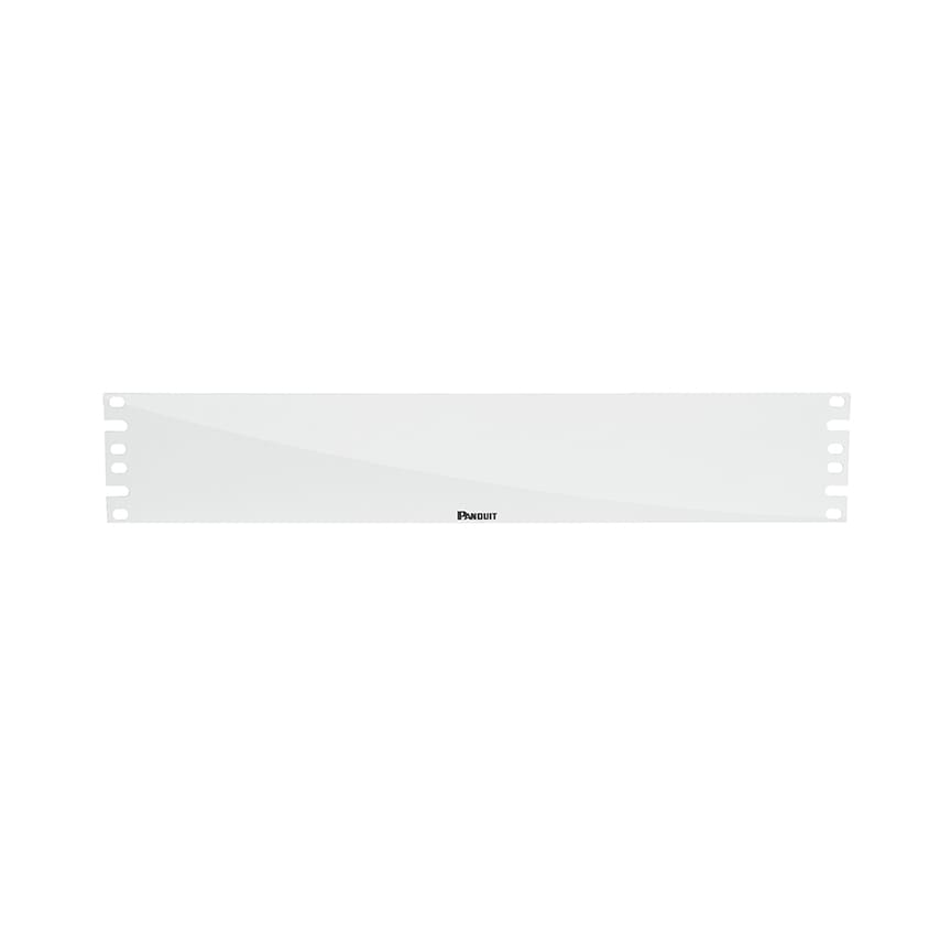 Panduit - Filler Panel, 2RU x 19", Solid, White