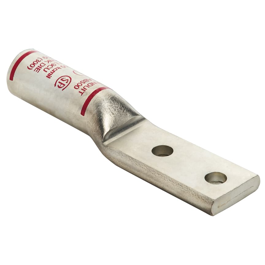 Panduit - Aluminum Compression Lug, 2 Hole, 4/0 AW