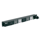 Panduit - BASIC PDU, 16AMP, (6)C19, 516P6-3M, BLAC