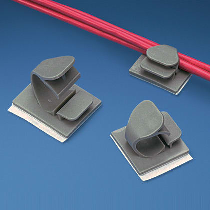 Panduit - Latching Wire Clip, Adh., .19" (4.8mm)