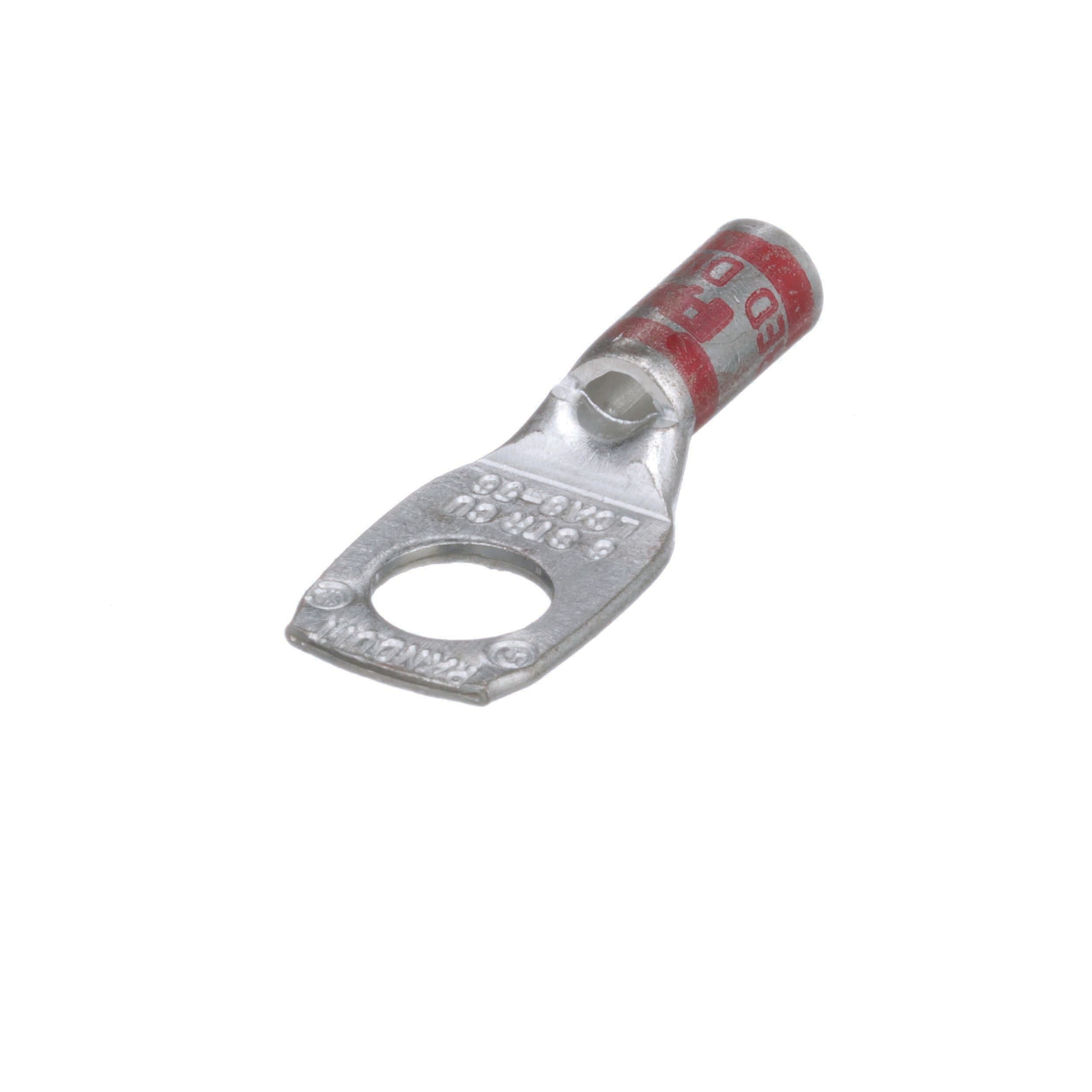 Panduit - Cosse 8 AWG cuivre;1 trou 5/6";fût standard;fenêtre inspection;Cdt.50