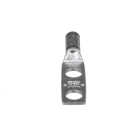 Panduit - Cosse 4 AWG Cu;2 trous 3/8";espacement 1";fût standard;fenêtre inspect.;Cdt.50