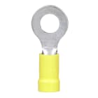 Panduit - Cosse ronde isolée vinyle ; 12-10 AWG(4-6mm²);bornage M6; Cdt.50