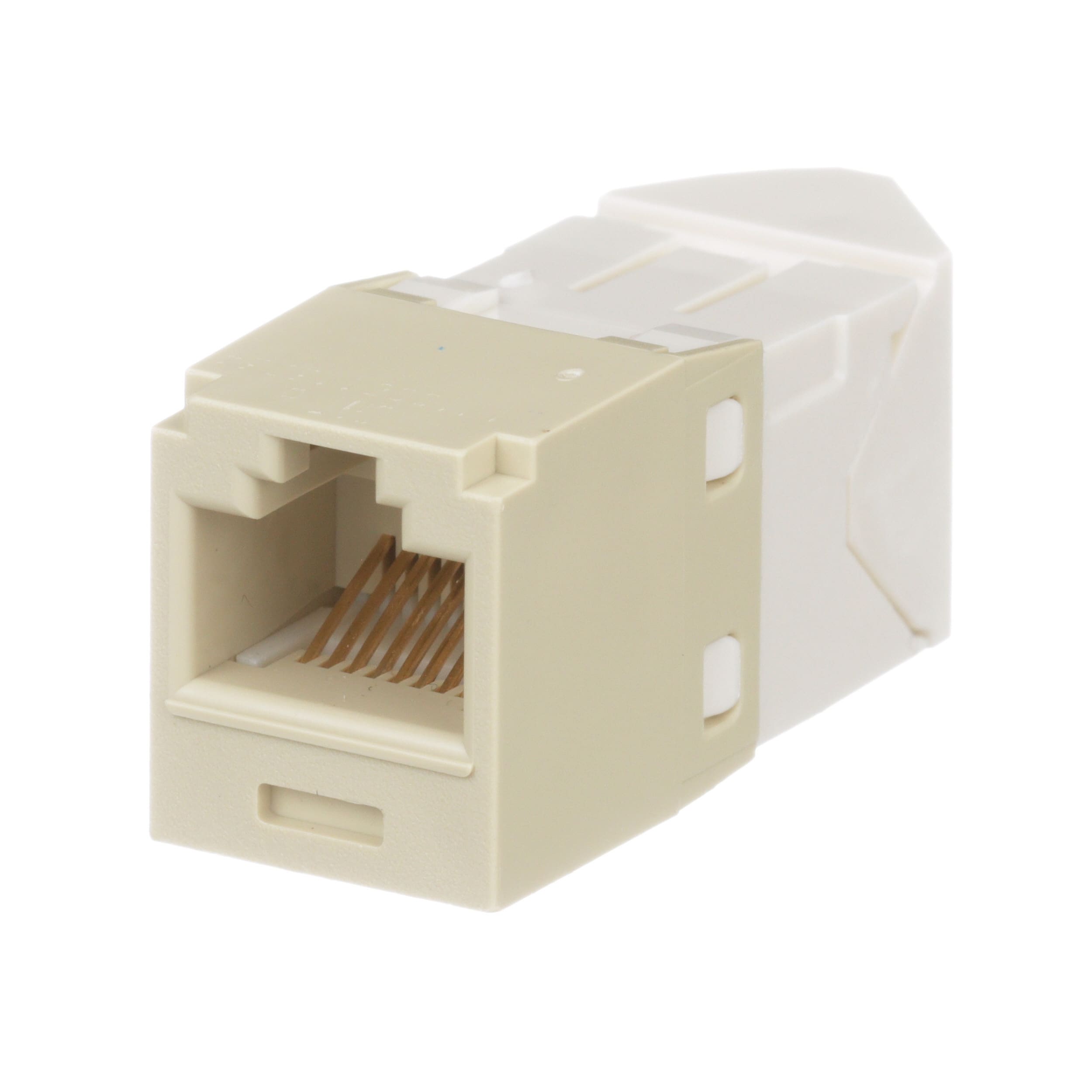 Panduit - Module jack Mini-Com? UTP RJ45 Cat 6,TG,gauche/droite,Ivoire éléctrique,Qté:1