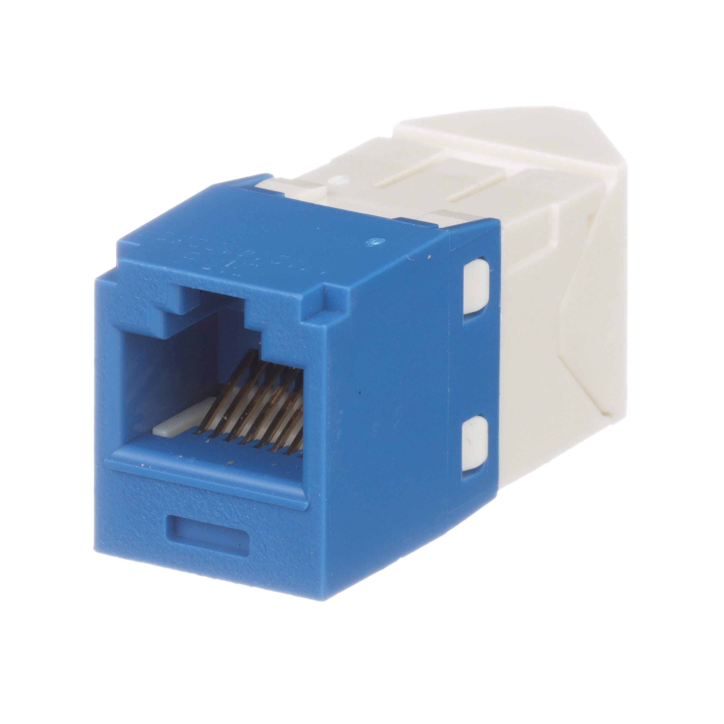Panduit - Module jack Mini-Com? UTP RJ45 Cat 6,TG,gauche/droite,Bleu,Qté:1