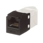 Panduit - Module jack Mini-Com? UTP RJ45 Cat 6,TG,gauche/droite,Noir,Qté:1