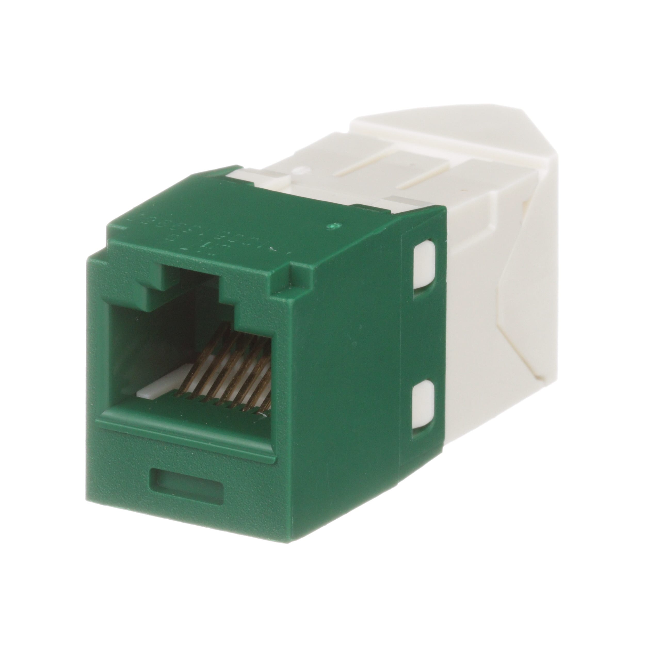 Panduit - Module jack Mini-Com? UTP RJ45 Cat 6,TG,gauche/droite,Vert,Qté:1