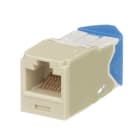 Panduit - Module jack Mini-Com? UTP RJ45 Cat 6A,TG,gauche/droite,Ivoire éléctrique,Qté:1