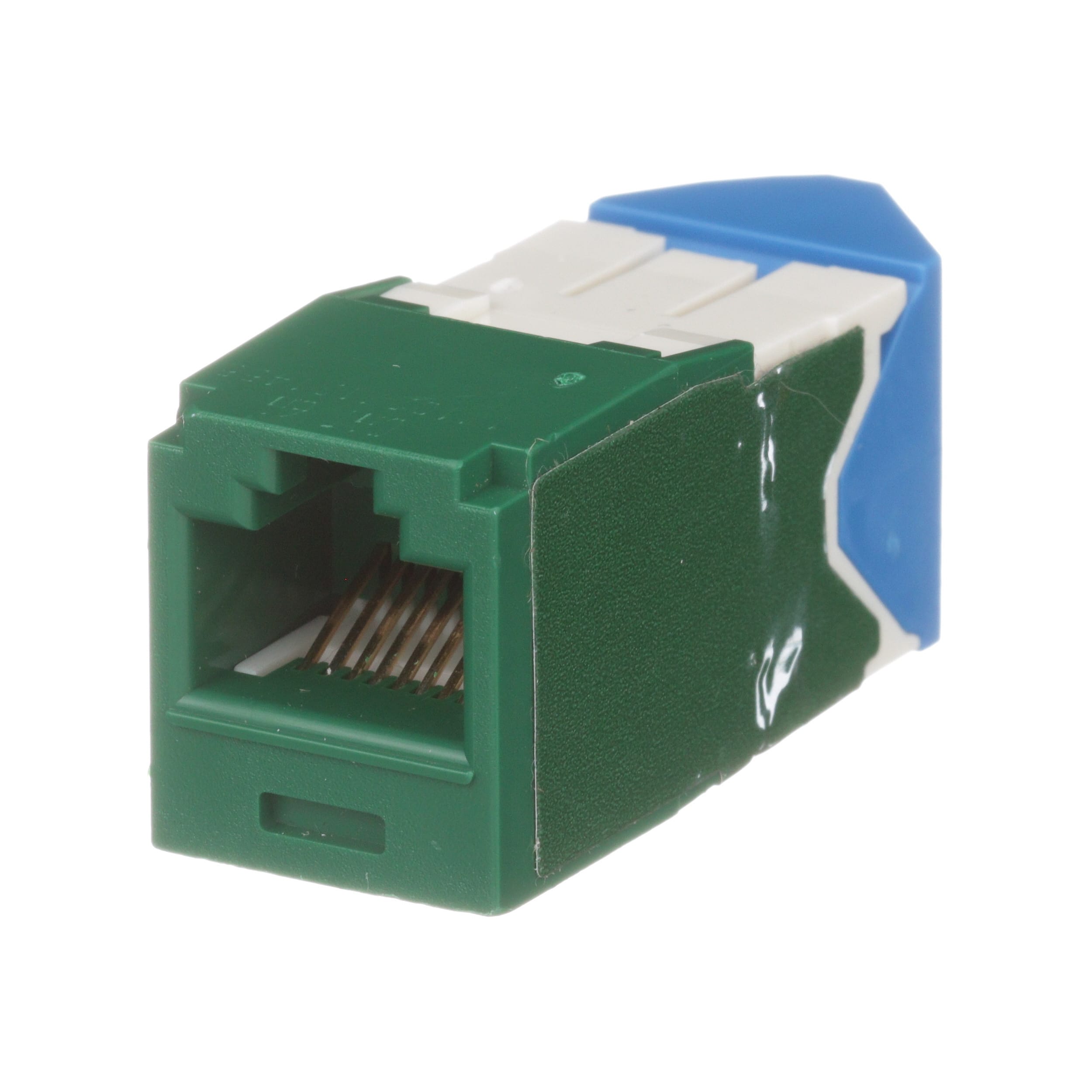 Panduit - Module jack Mini-Com? UTP RJ45 Cat 6A,TG,gauche/droite,Vert,Qté:1