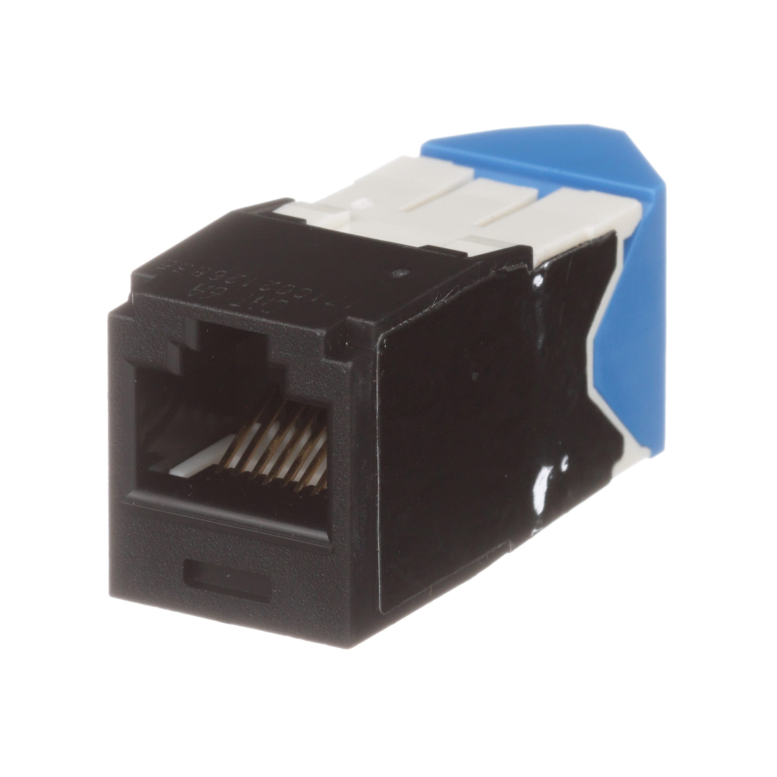 Panduit - Module jack Mini-Com? UTP RJ45 Cat 6A,TG,gauche/droite,Noir,Qté:1