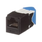 Panduit - Module jack Mini-Com? UTP RJ45 Cat 6A,TG,gauche/droite,Noir,Qté:1