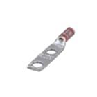 Panduit - Cosse 8 AWG cuivre;2 trous 1/4";espacement 0,75";fût standard;fenêtre inspection